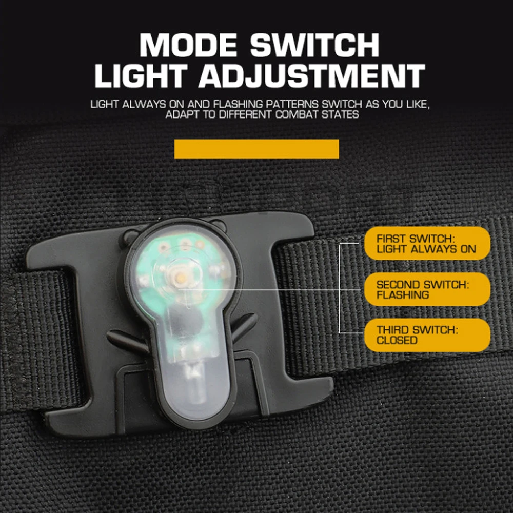 Tactical Signal Light MOLLE Hu - Tactical Vest Men 评论和价格