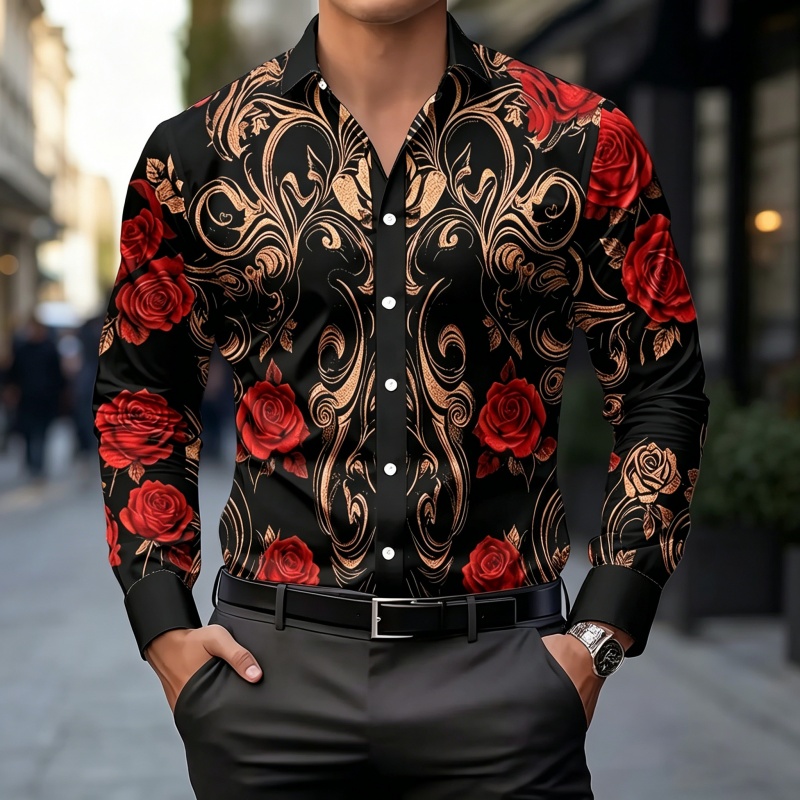 2026 new men's shirt fashion p - Mens Fashion Casual 2026 评论和价格