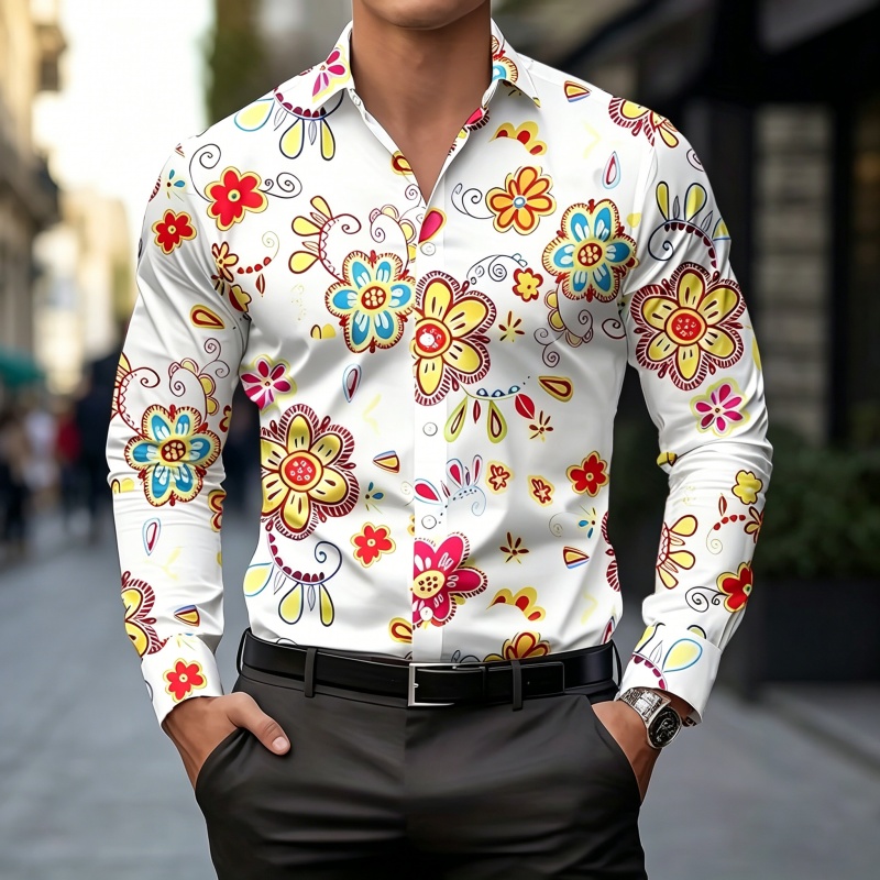 2026 new men's shirt fashion p - Mens Fashion Casual 2026 评论和价格