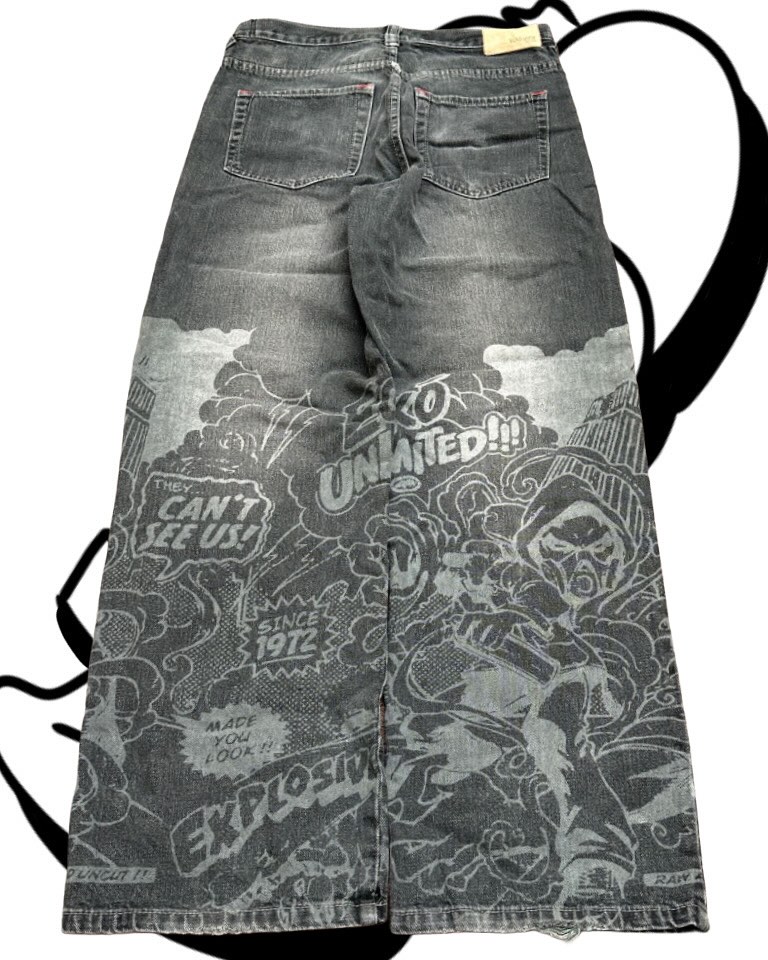 American Fashion Printing Jean - Men'S Fashion Grey Jeans 评论和价格