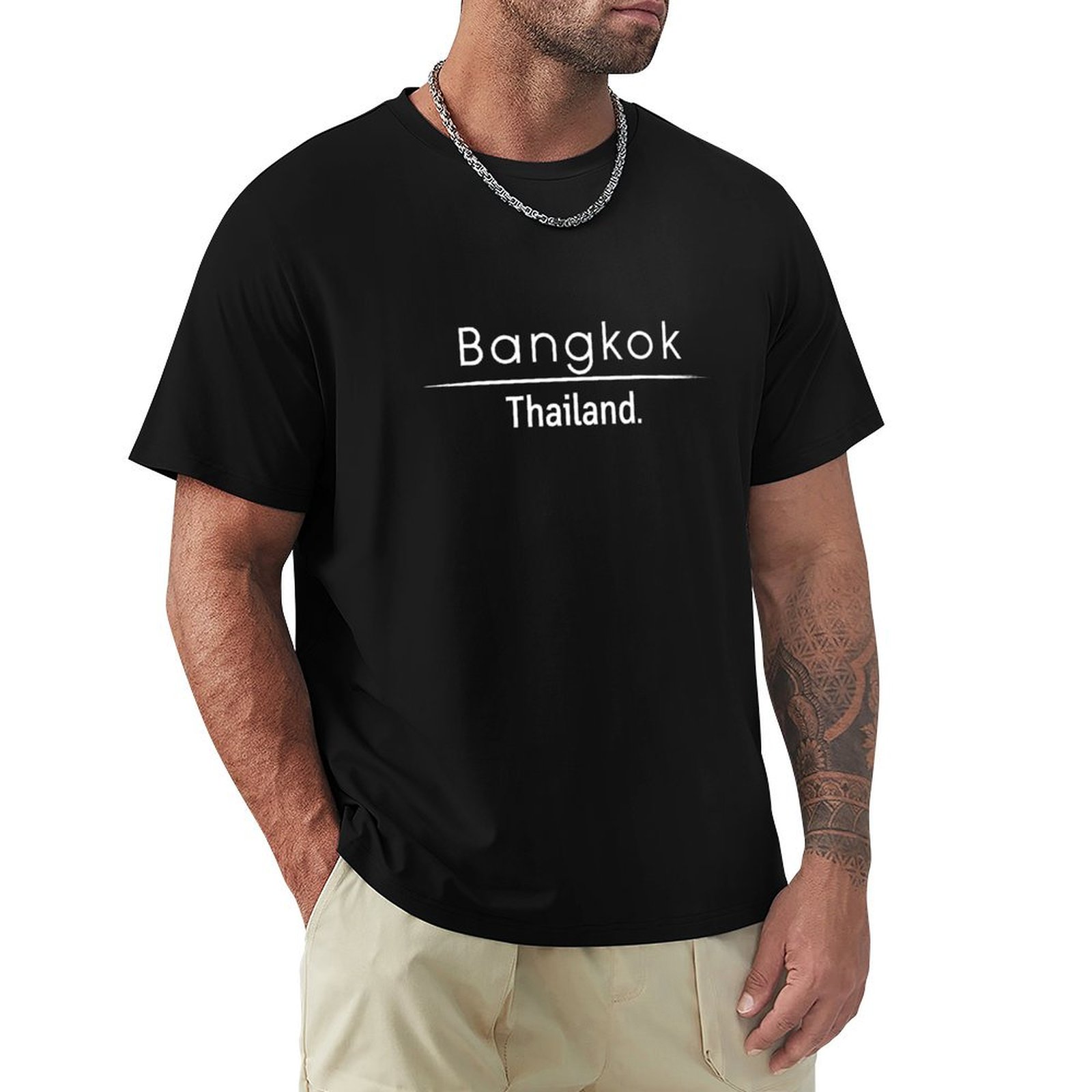Bangkok Thailand T-Shirt Fashi - Mens Fashion Bangkok 评论和价格
