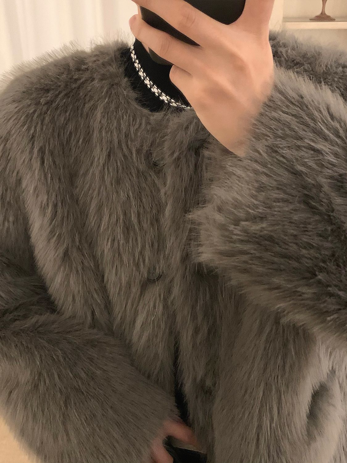 Korean Men's Imitation Fur Coa - Men'S Fashion Light Jacket 评论和价格