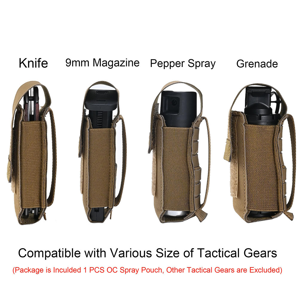 Tactical Molle OC Pepper Spray - Tactical Vest Men 评论和价格