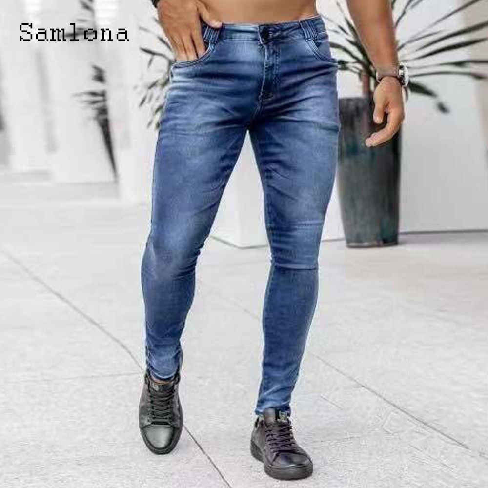 Samlona Jeans Mens Fashion Ski - Men'S Fashion Grey Jeans 评论和价格