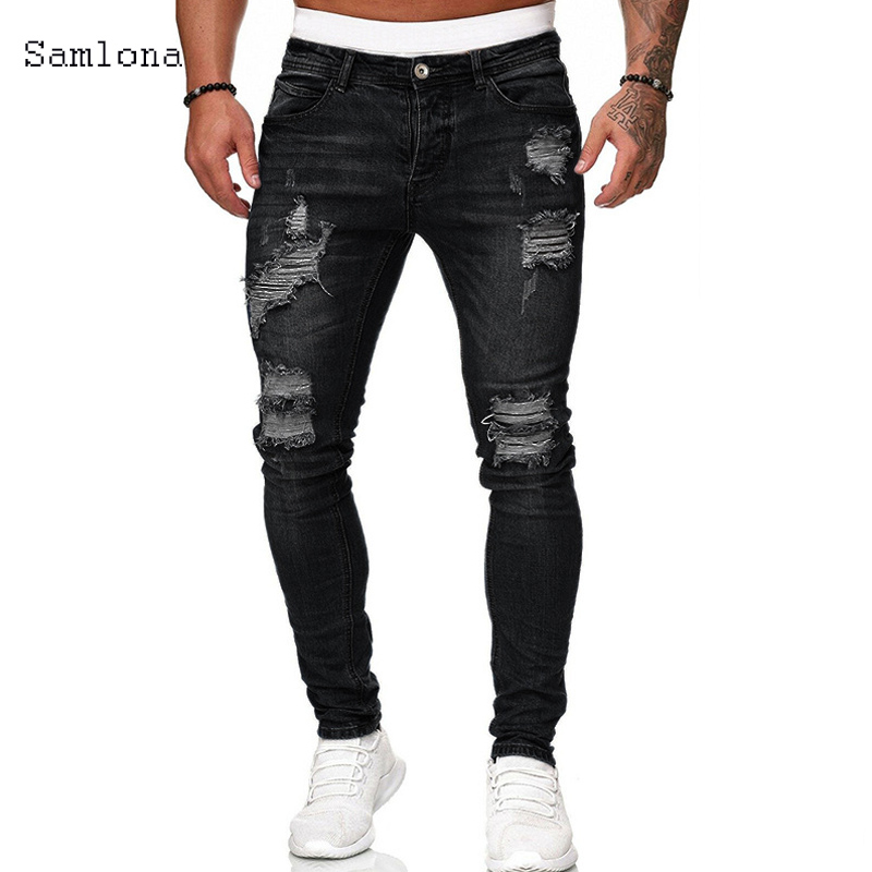 Samlona Jeans Mens Fashion Ski - Men'S Fashion Grey Jeans 评论和价格