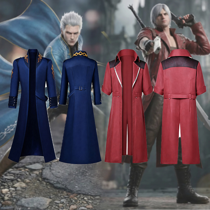 Devil May Cry 3 Dante Vergil M - Trench Coat Men 评论和价格
