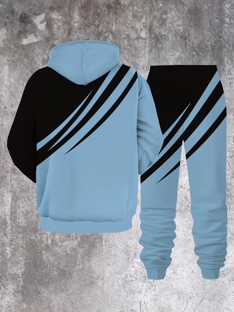 Men 2 Piece Tracksuit Fashion  - Men'S Fashion Loose Pants 评论和价格
