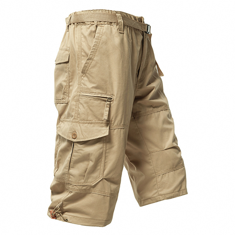 Men's Cotton 3/4 Pants Loose P - Men'S Fashion Loose Pants 评论和价格