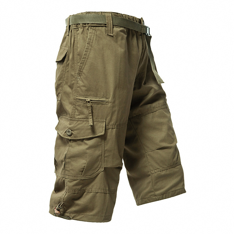 Men's Cotton 3/4 Pants Loose P - Men'S Fashion Loose Pants 评论和价格