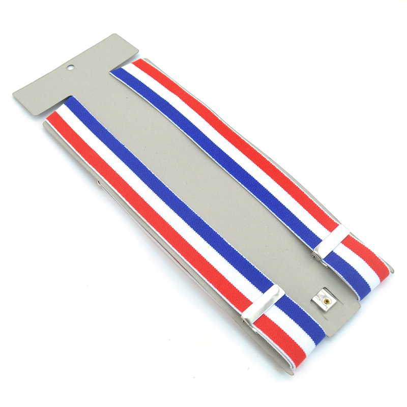 New 3.5cm Wide 6 Stripes Suspe - Suspenders Clip Men 评论和价格
