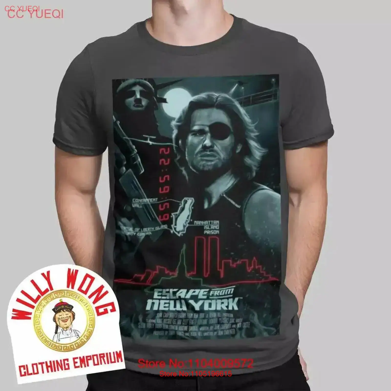 Escape From New York T Shirt R - York Men'S Fashion 评论和价格