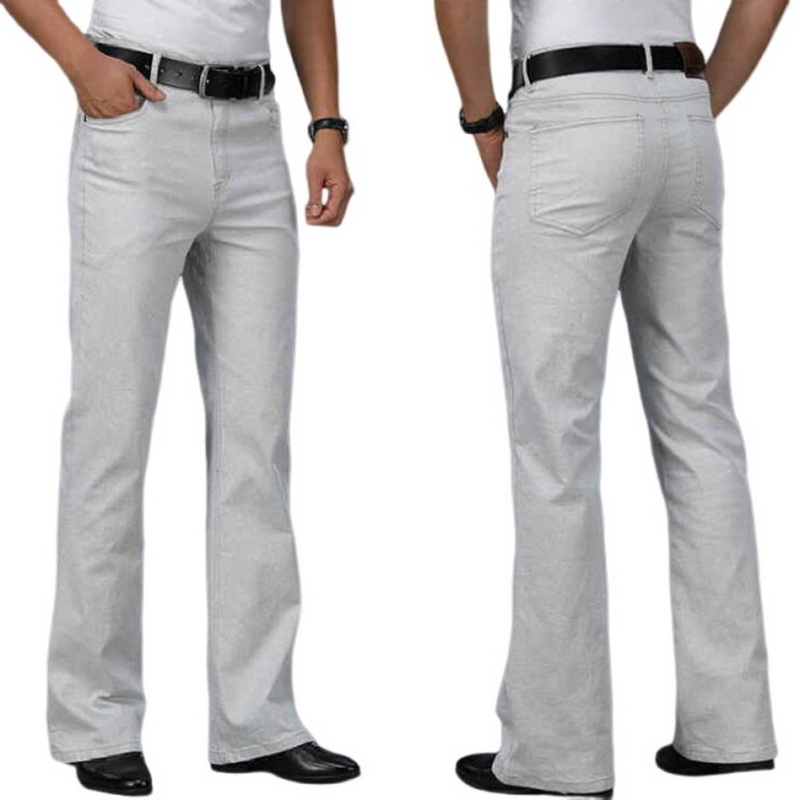 Men's Beige Loose Jeans Fashio - Men'S Fashion Jeans And Boots 评论和价格