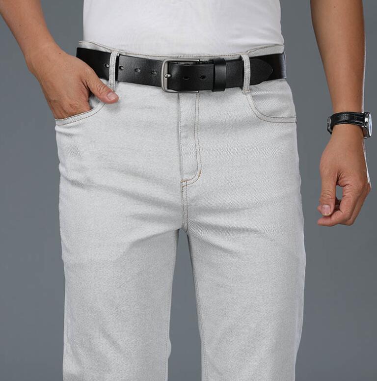 Men's Beige Loose Jeans Fashio - Men'S Fashion Jeans And Boots 评论和价格