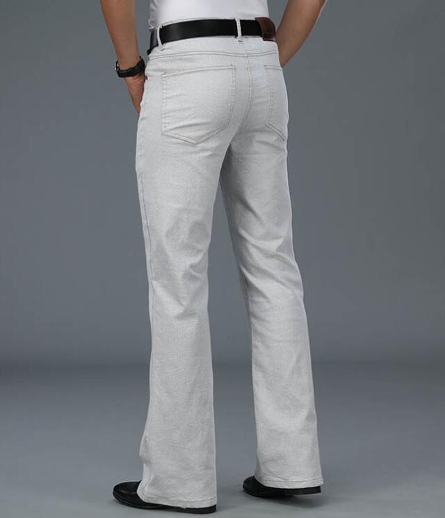 Men's Beige Loose Jeans Fashio - Men'S Fashion Jeans And Boots 评论和价格