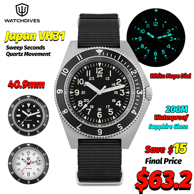 Watchdives WD1972 Quartz Watch - Men'S Fashion Box 评论和价格