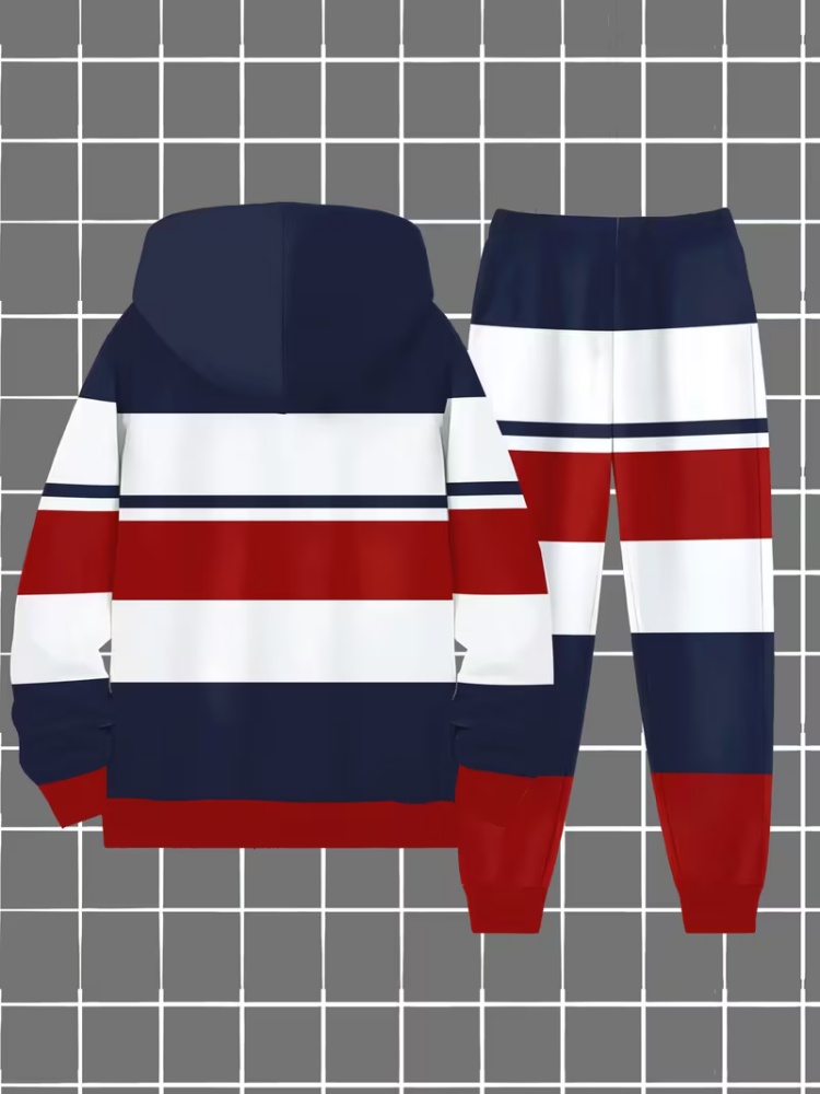 Men Zip Up Hoodie Tracksuit Se - Men'S Fashion Loose Pants 评论和价格