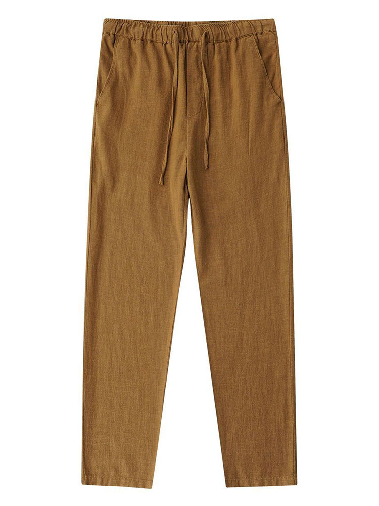 Casual Cotton Linen Chino Pant - Chino Pants Men 评论和价格