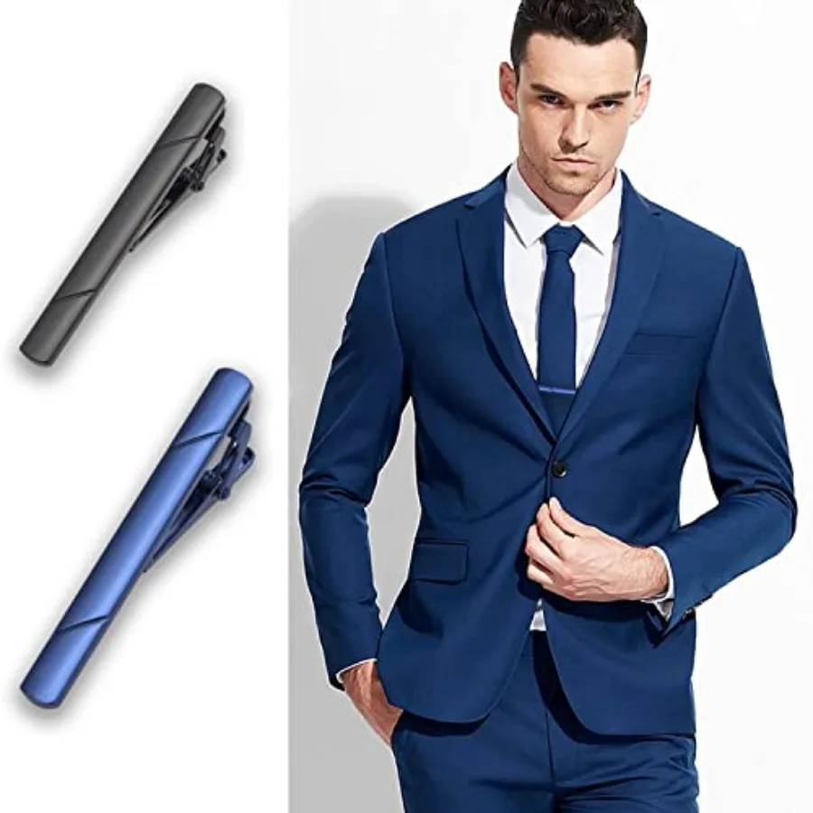 4Pcs Tie Clips For Men Tie Bar - Men'S Fashion Box 评论和价格