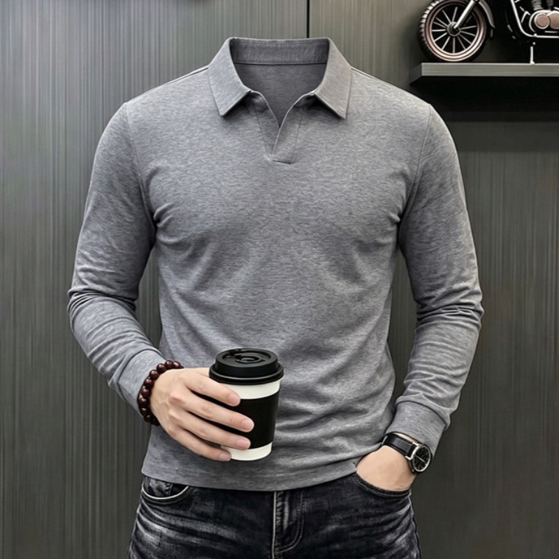 Men's Business Casual Long Sle - Men'S Fashion Polo 评论和价格