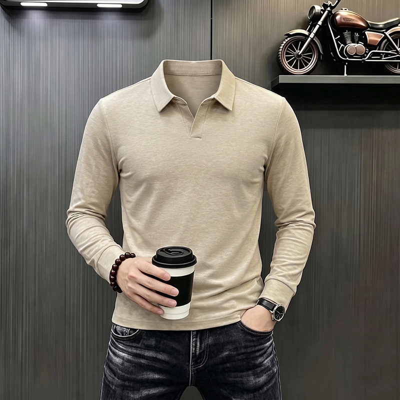 Men's Business Casual Long Sle - Men'S Fashion Polo 评论和价格