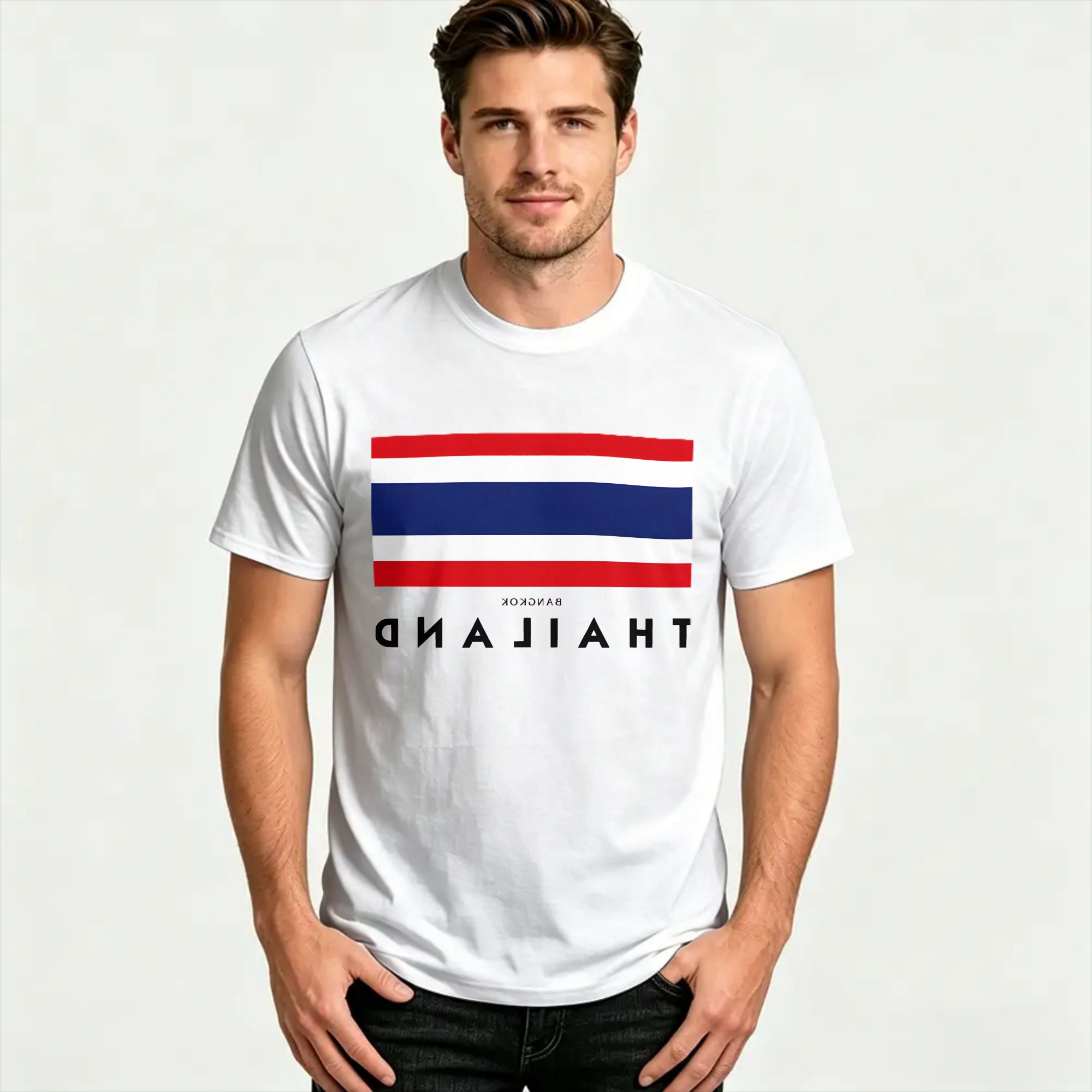 Streetwear T-Shirt Summer Bang - Mens Fashion Bangkok 评论和价格