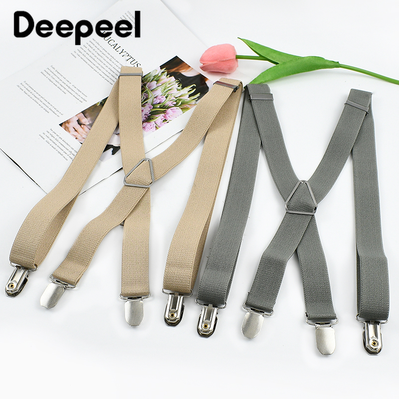 Deepeel 2.5*100cm Men Suspende - Suspenders Clip Men 评论和价格