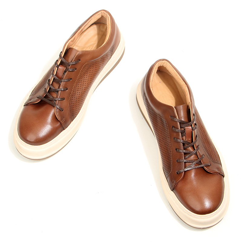 Washed Horse Leather Shoes for - Mens Fashion Zapatos 评论和价格
