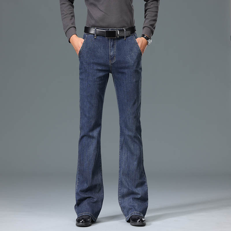 Denim Flared Jeans For Male Fl - Men'S Fashion Jeans And Boots 评论和价格