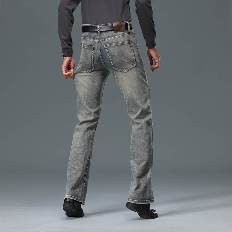 Denim Flared Jeans For Male Fl - Men'S Fashion Jeans And Boots 评论和价格