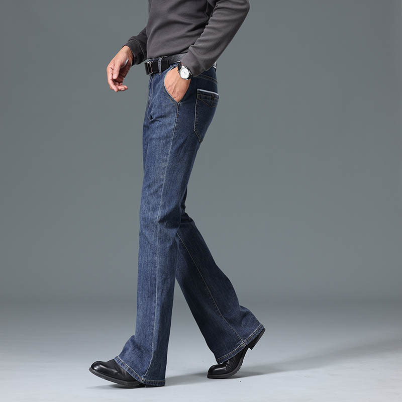 Denim Flared Jeans For Male Fl - Men'S Fashion Jeans And Boots 评论和价格
