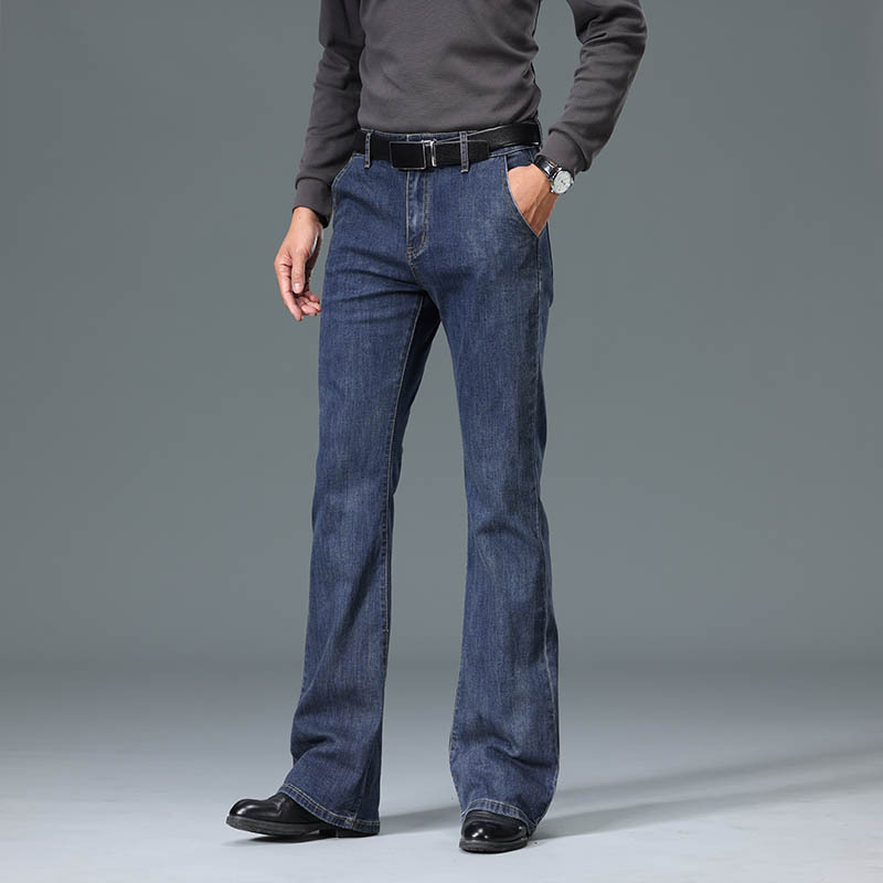 Denim Flared Jeans For Male Fl - Men'S Fashion Jeans And Boots 评论和价格