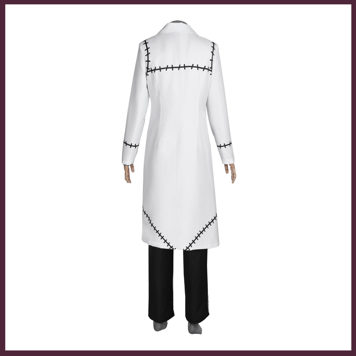 White Long Coat Trench Top Uni - Trench Coat Men 评论和价格