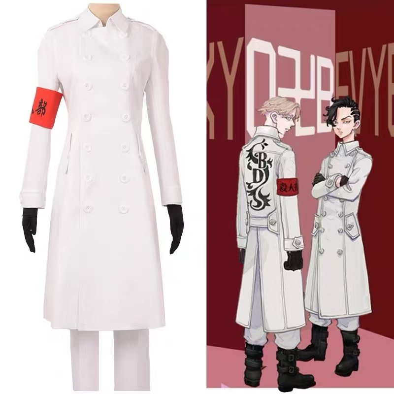 Anime Tokyo Revengers Hajime K - Trench Coat Men 评论和价格