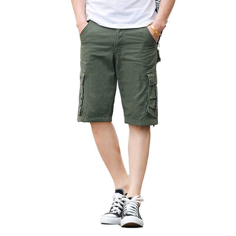 Men's Cargo Shorts Summer Fash - Men'S Fashion Loose Pants 评论和价格