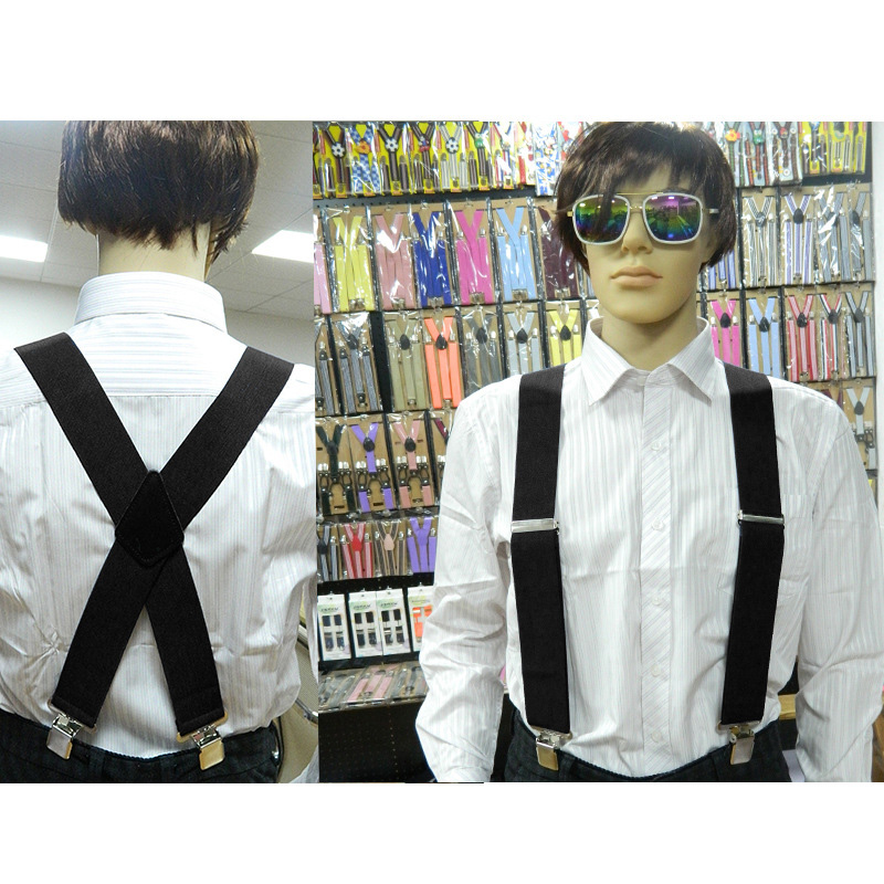 5cm Men Suspenders High Elasti - Suspenders Clip Men 评论和价格