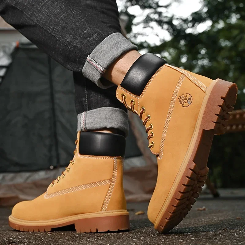 Boots Men High Top Boots High  - Men'S Fashion Footwear 评论和价格