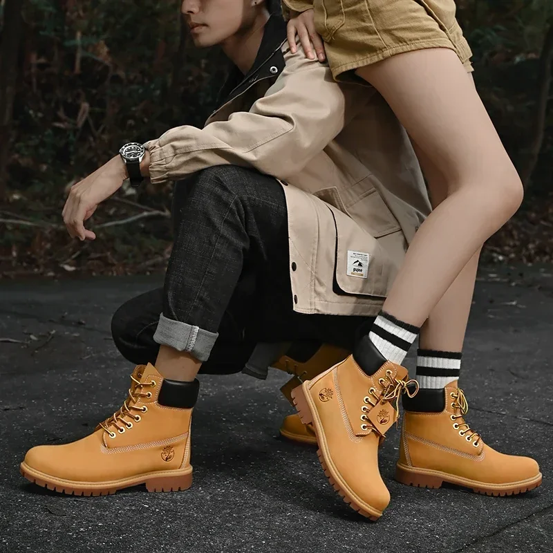 Boots Men High Top Boots High  - Men'S Fashion Footwear 评论和价格