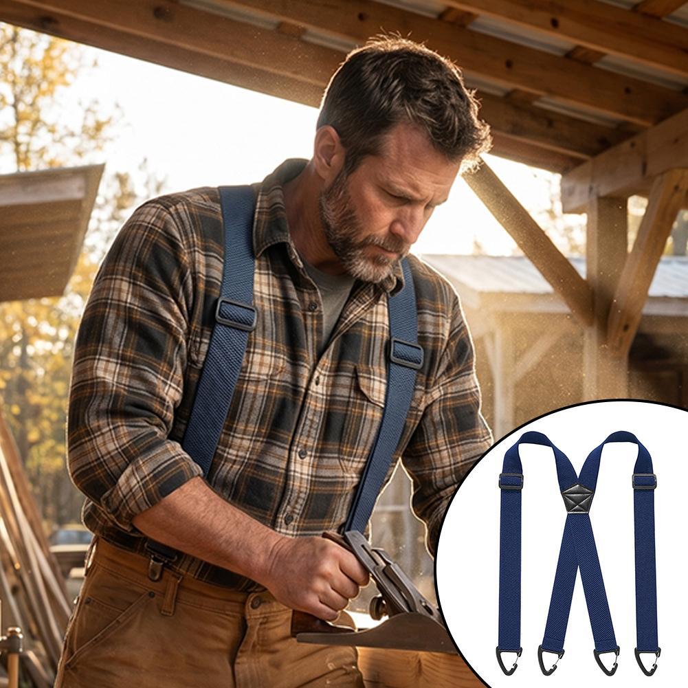 Pants Braces Sturdy Heavy Duty - Suspenders Clip Men 评论和价格