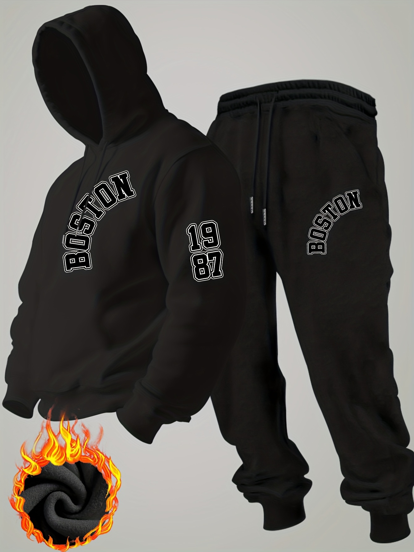 2026 new Men Winter Fleece Hoo - Mens Fashion Casual 2026 评论和价格
