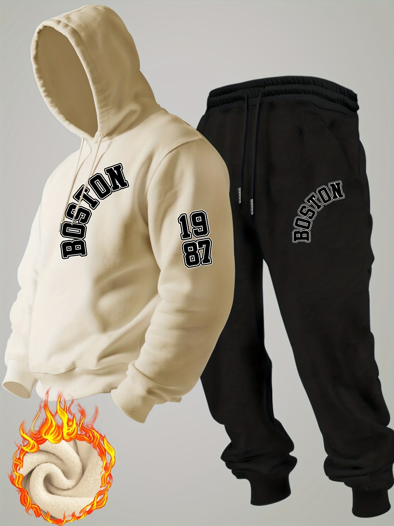 2026 new Men Winter Fleece Hoo - Mens Fashion Casual 2026 评论和价格