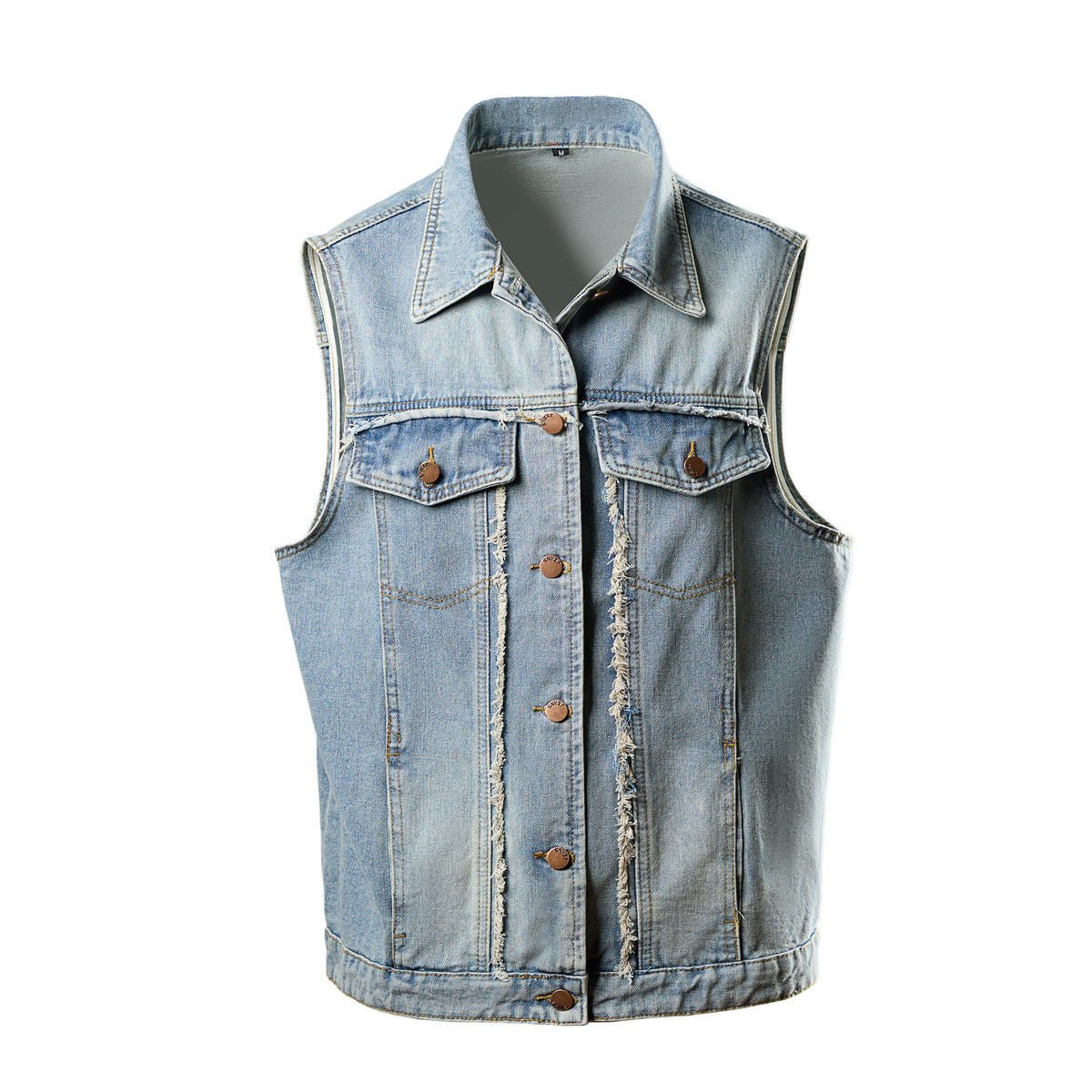 Spring Summer Men's Denim Vest - Men'S Fashion Vest With Jeans 评论和价格