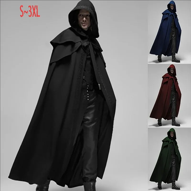 Men Monk Cosplay Outfit Mediev - Trench Coat Men 评论和价格