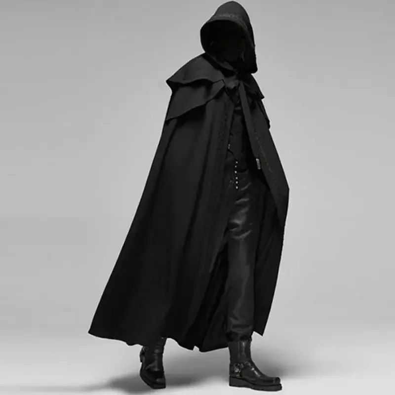 Men Monk Cosplay Outfit Mediev - Trench Coat Men 评论和价格